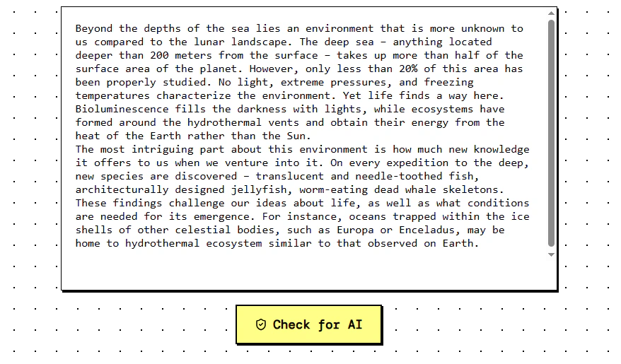 Undetectableai humanizer results