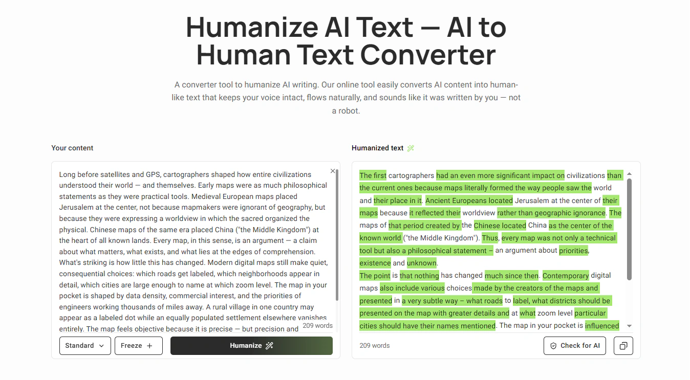 GPTinf humanized text